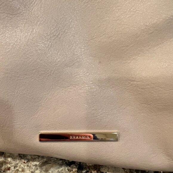 Brahmin Iona LARGE Shoulder Tote Brindle Moonstone Leather - Picture 2 of 5